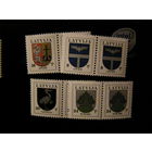 Латвия 1996 гербы городов **  4 марки