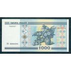 Беларусь, 1000 рублей 2000 год, серия ГК. UNC