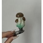 Елочная игрушка грибное семейство гриб СССР редкость