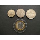 Зимбабве - 4 монеты 1980-2002 гг.