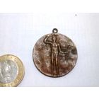 Медаль, жетон. Польский олимпийский комитет. 1980 год. Посвящена Олимпийским играм 1980 года в Москве и Лэйк-Плесиде (США)