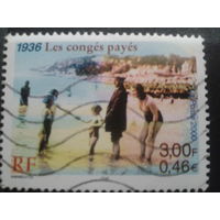 Франция 2000 летний отдых на море 1936 г.