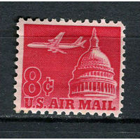 США - 1962/1965 - Самолет 8C - [Mi. 836xA] - полная серия - 1 марка. MH.  (Лот 45EF)-T7P8