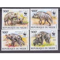 2015 Нигер 3742-3745 WWF / Фауна 12,00 евро