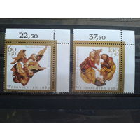 ФРГ 1989 Рождество** Михель-3,6 евро полная серия