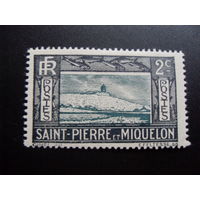 Франция. Французские колонии (Сен-Пьер и Микелон) 1932 Mi:PM 134 скалы, маяк