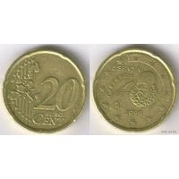 Испания. 20 евроцентов (1999)