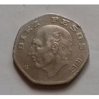 10 песо, Мексика 1981 г.