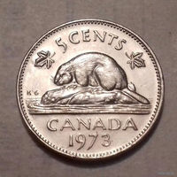 5 центов, Канада 1973 г., AU