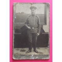 Фото кабинет-портрет "Русский солдат", до 1917 г.