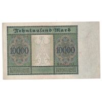 Германия 10000 марок 1922 года. Большой размер. Состояние XF+!