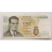 Бельгия, 20 франков 1964