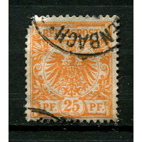 Рейх - 1889 - Герб - 25 Pf - [Mi.49] - 1 марка. Гашеная.  (Лот 113BY)