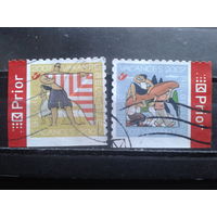 Бельгия 2007 Летний отдых Полная серия, угловые марки в буклете