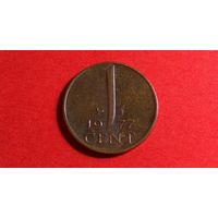 1 цент, 1977. Нидерланды.