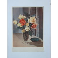 Цветы ГДР 1956  10х15 см