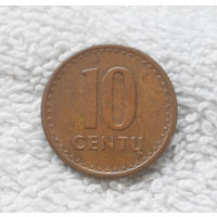 10 центов 1991 Литва #09