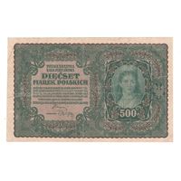 Польша 500 марок 1919 года. I Seria BX. Состояние VF+!