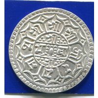 Непал 1 мохар 1905 , серебро