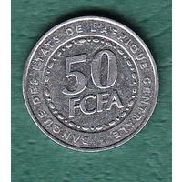 ЦЕНТРАЛЬНАЯ  АФРИКА монета 50 франкрв  2006 год