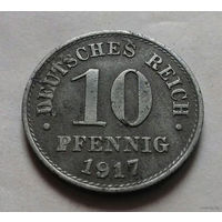 10 пфеннигов, Германия 1917 г., цинк