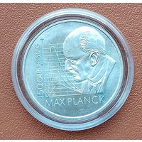Серебро 0.925! Германия 10 евро, 2008 150 лет со дня рождения Макса Планка
