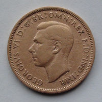Великобритания пол пенни. 1937