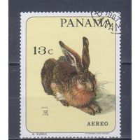[1607] Панама 1967. Фауна.Заяц.ИскусствоЖивопись.Дюрер. Гашеная марка.