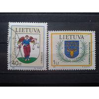 Литва 1995 Гербы городов Полная серия