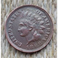 США 1 цент 1888 года