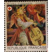 Франция 1985 красный крест живопись MNH