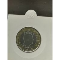 Монако 1 евро 2015 UNC Альберт II