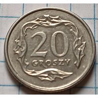 Польша 20 грошей, 2001        ( 4-4-2 )