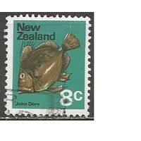Новая Зеландия. Рыбы. Солнечник. 1970г. Mi#527.