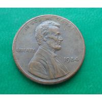 1 цент США 1984 г.в.