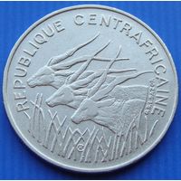 Центральноафриканская республика. 100 франков 1990 год KM#7