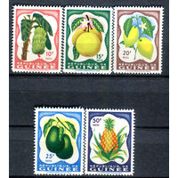 Гвинея - 1959г. - Фрукты - полная серия, MNH [Mi 16-20] - 5 марок