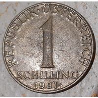 Австрия 1 шиллинг, 1981 (11-6-12)
