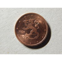 Финляндия 2 цента 2004г