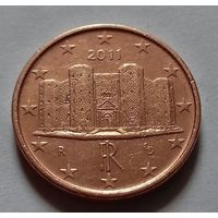 1 евроцент, Италия 2011 г.