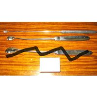 Инструмент медицинский (коллекция), лот No6: ложка медицинская - 3 вида (цена за одну)