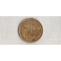 Французская Западная Африка 1 франк 1944(редкая)(Ki)