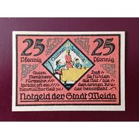 Германия 25 пфеннингов 1921