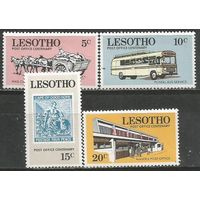 Лесото. 100 лет почтовой службы в стране. 1972г. Mi#120-23. Серия.