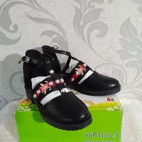 Черные туфельки,31 размер, стелька макс 20,5см