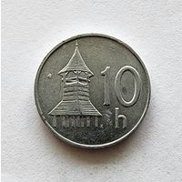 Словакия 10 геллеров, 1998