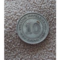 Стрейтс Сеттлементс 10 центов 1927 Георг V