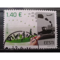 Эстония 2016 Европа, зеленые