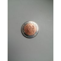 100 Франков 2007 (Руанда)