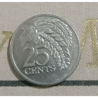 25 центов 2004 г.в. Тринидад и Тобаго